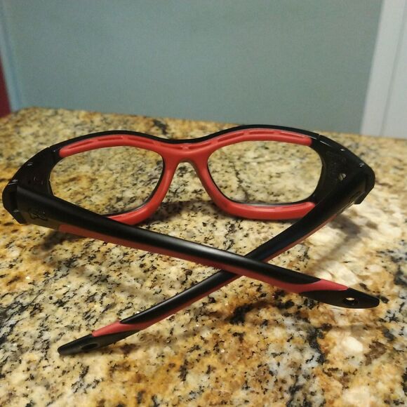 F8 Slam Rec Specs Liberty Sport Red & Black Protective Glasses 52 17 135 - Picture 8 of 11